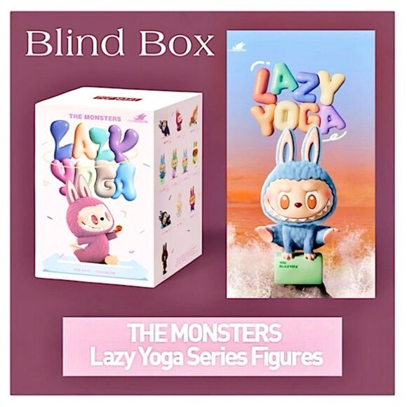 Pop Mart The Monsters Lazy Yoga Series - Blind Box - Figurine - Picture 1 of 16